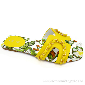 2021 new soft slippers fashion summer rhinestone slippers